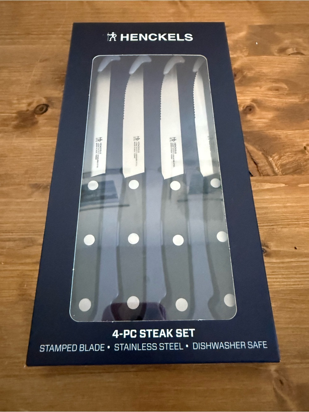 Henckels Steak Knives Set of 4 NEW Stsinless Steel